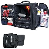 Zuca Artist Backpack With Two Vinyl-Lined Utility Pouches, Black
