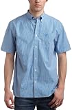 Fred Perry Men's Short Sleeve Woven Gingham Top