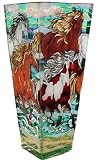 Mustang Horses Painted Art Glass Flower Vase Reviews 51ez0PjN8dL. SL160 Mustang Horses Painted Art Glass Flower Vase Reviews