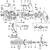 ダイワ(Daiwa) TD-Z 103HL タイプRプラス パーツ:ドラグW(B)(部品No.099) 144:108