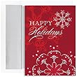 Falling Snowflakes Holiday Cards -