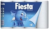 Fiesta 4 Roll Kitchen Towel 52 Sheets (Pack of 6, Total 24 Rolls)