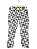 (ジェットレーベル)JET LABEL ラディエイト別注 ギンガムチェックサブリナ丈スキニーパンツ