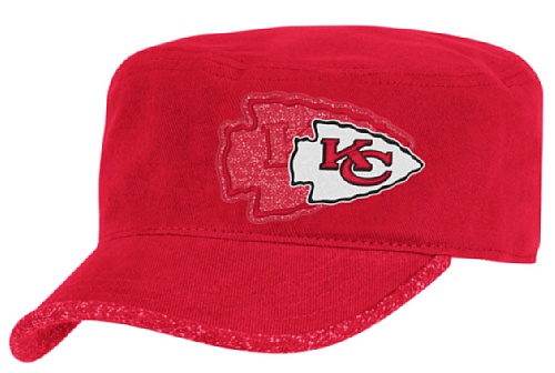 NFL Women's Second Season Hook Military Adjustable Hat - Y231W (Kansas City Chiefs, One Size Fits All)
