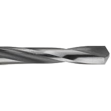 Precision Twist D444 Carbide Tipped Jobber Drill Bit, Uncoated (Bright) Finish, Round Shank, Spiral Flute, 118 Degree Point Angle