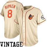 Baltimore Orioles Cal Ripken Majestic Throwback Traditional Jersey (Large)