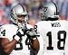 JERRY PORTER & RANDY MOSS OAKLAND RAIDERS 8X10 SPORTS ACTION PHOTO