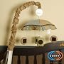 GEENNY Musical Mobile For Boutique Baby Boy Artist 13 PCS Crib Bedding Set