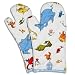 Dr. Seuss in the Kitchen Adult and Child Oven Mitt Set, Horton and Friends