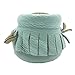Sayoyo Baby Blue Tassels Soft Sole Leather Infant Toddler Prewalker Shoes (0-6 months, Blue)
