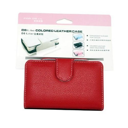 Cet 10310503-Red Nintendo Ds Lite Compatible Leather Case-Color Red