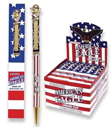 Patriotic Diamond Cut Pen