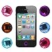 Skque 6 pieces Bling Diamond Crystal Style Home Button Sticker for Apple ipad iPod iPhone decorate more beautiful