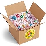 Candy Creek Sugar Free Fruit Oval Pops, 8 Fruit Flavors, Bulk 4 lb. Carton