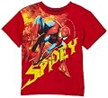 Kids Headquarters - Licensed apparel  Boys 2-7 Spiderman T-Shirt,Red,6