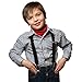 Buyless Kids and Baby Elastic Adjustable 1 inch Suspenders (Availaible in 25 colors and 3-sizes)