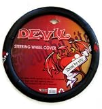 Comfort Grip Steering Wheel Cover - Tattoo Art Series Devil by Night