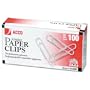 ACCO Smooth Economy Paper Clips, Steel Wire, Jumbo, Silver, 1000 Total Paper Clips, (100 per Box/10 Boxes per Pack) (72580)