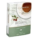 Davidson's Tea Wild Strawberry, 8-Count Tea Bags (Pack of 12)