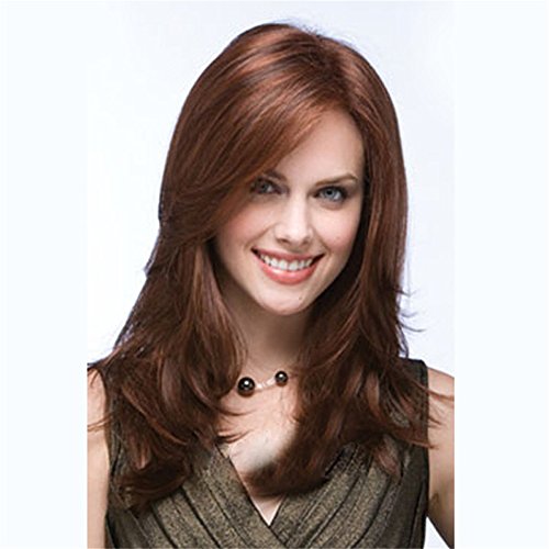 B-G Charming Wigs New Fashion Women Party Big Wavy Sexy Full Hair Wig Human Hair Natural Looking + A Free Wig Cap WIG038