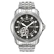 Bulova #96D103 Men's Stainless Steel Partial Skeleton Automatic Watch