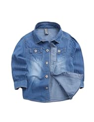 Apparel: Bebone Baby Boys Denim Shirt (Blue, 7-8T)