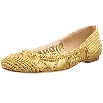 ALL BLACK Women's 70079 Woodstock Flat,Yellow,37.5 EU (US Women's 7.5 M)