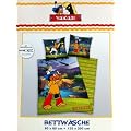 Yakari Bettw�sche, Wendebettw�sche, 1 x Kissenbezug 80 x 80 cm und 1 x Bettbezug 135 x 200 cm, 100 % Baumwolle mit Rei�verschluss