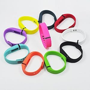 HAPPYCOCO Dots Polka Dots Replacement Band with Clasp for Fitbit Flex , Band only no tracker included (Large/Small) (Small)