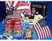 Gourmet Food : Stars and Stripes Popcorn Gift Box