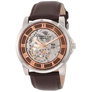 Kenneth Cole New York Men's KC1745 Automatic Silver and Brown Dial Watch (Watch) 