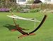 New Cypress Wooden Curved Arc Hammock Stand W/ Hammock