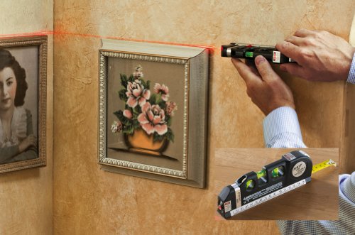 Multi Purpose Laser Level Tool W/ Measuring Tape