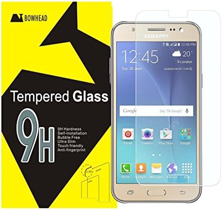 Galaxy J3 Screen Protector, Bowhead Samsung Galaxy J3 Glass Screen Protector - [Tempered Glass] 9H Hardness, Bubble Free