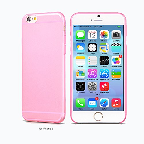 iPhone 6 Case, ROKEÂ® Ultra Slim iPhone 6 Case 0.3mm Pink Soft TPU Silicone Back Cover iPhone 6 Case 4.7 Inch Screen