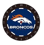 NFL Denver Broncos Bristle Dart Board With Darts And Flights