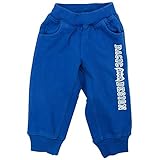 【H27年秋冬物】 GARACH(ギャラッチ) 裏毛英字ロゴバックPt長丈パンツ 100cm/NV NO.AH-532113