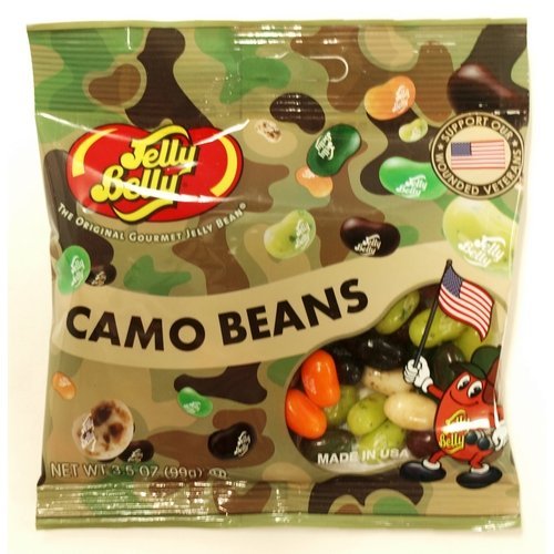 Jelly Belly Camo Beans 3.5 oz Support Our Veterans Jelly Bean Pack