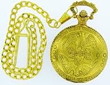 Pocket Watch -Gold Tone Eagle Pocket Watch with 14