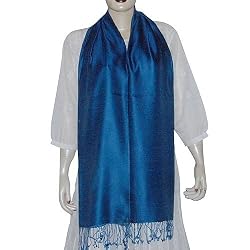 Pure Silk Scarf Ladies Fashion Accessory 20 x 73 inches (psrf159)