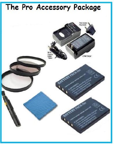 Canon Digital Rebel XSi 12.2 MP Digital SLR Camera PRO ACCESSORY KIT Includes: 2 LP-E5 Batteries (HIGH CAPACITY/EXTRA LONG LIFE), AC/DC RAPID travel charger, 3 piece HIGH QUALITY filter kit (18-55mm) + DIGI Microfiber Cleaning Cloth + Pro Lens Cleaning Pen.
