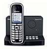 Siemens Gigaset C475 schnurloses DECT Telefon mit Farbdisplay und integriertem digitalen Anrufbeantworter, pianoschwarz