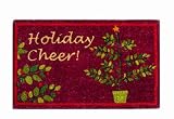 Tag 18-Inch-by-30-Inch Holiday Jewels Versailles Coir Mat, Holiday Cheer