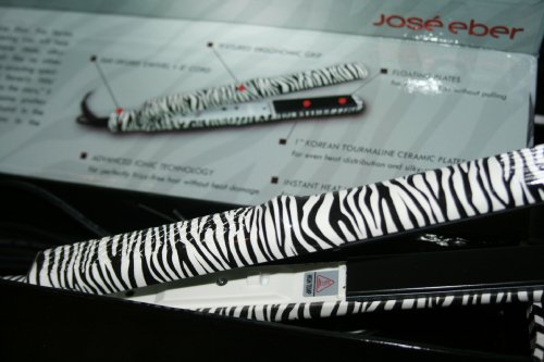 New Jose Eber Zebra Pro Series Ceramic Tourmaline Flat Iron 1