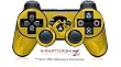 Sony PS3 Controller Skin - Iowa Hawkeyes Herky Black on Gold