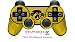 Sony PS3 Controller Skin Iowa Hawkeyes Herky Black on Gold