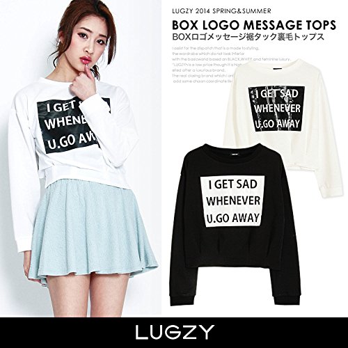 (サルース) salus LUGZY BOXロゴメッセージ裾タック裏毛トップス