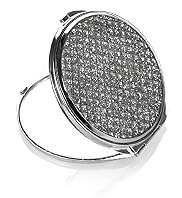 Autograph Compact Diamanté Mirror with Pouch