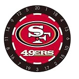 NFL San Francisco 49ers Bristle Dart Board With Darts And Flights