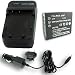 PANASONIC CGA-S007 / CGA-S007A / 1B Equivalent Charger & Battery Combo for OEM DE-A25 / Lumix DMC-TZ4 / TZ5 & Many More